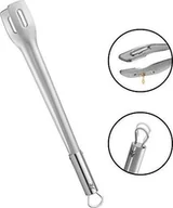 Inne sztućce - WMF Szczypce do grilla długie 44 cm stal nierdzewna Cromargan mechanizm blokujący oszczędzające miejsce sztućce grillowe do steków ryb warzyw 1892866030 - miniaturka - grafika 1