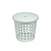 Kosze na bieliznę - Plast Team POLAND SP. Z O.O. KOSZ NA BIELIZNĘ MEDIUM 45L BIAŁY 6009 - miniaturka - grafika 1