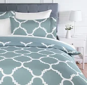 Pościel dla dzieci - AmazonBasics zestaw etui z mikrofibry, 200 x 200 cm DS5-DBT-007 - miniaturka - grafika 1