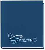 Notesy i bloczki - VELOFLEX Veloflex Classic 5420 księga gości z tłoczeniem, 20,5 x 24 cm, 144 strony, granatowy 5420050 - miniaturka - grafika 1
