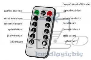VOLTRONIC Świąteczny łańcuszek - gwiazdki - 61 diod LED ciepły biały + - Oświetlenie świąteczne - miniaturka - grafika 7