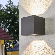 Lampy ogrodowe - LAMPENWELT.COM Kinkiet LED Merjem, rozsył światła w górę i w dół - miniaturka - grafika 1