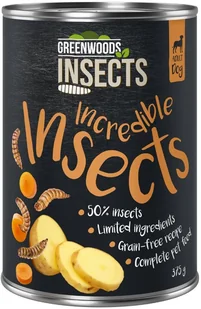 Greenwoods Insects, insekty z ziemniakiem i marchwią - 6 x 375 g - Mokra karma dla psów - miniaturka - grafika 2