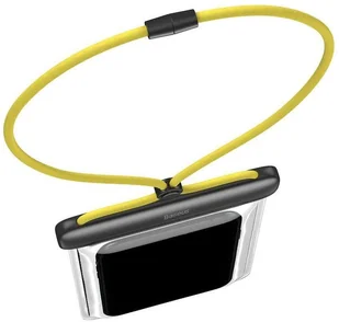 Baseus Etui wodoodporne wodoszczelne do telefonu 7,2 IPX8 Czarno-żółty ACFSD-DGY - Etui i futerały do telefonów - miniaturka - grafika 3