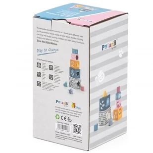 VIGA TOYS Klocki Drewniana Układanka Toys 44016 - Klocki VIGA TOYS Klocki Drewniana Układanka Toys 44016 - Klocki - miniaturka - grafika 11