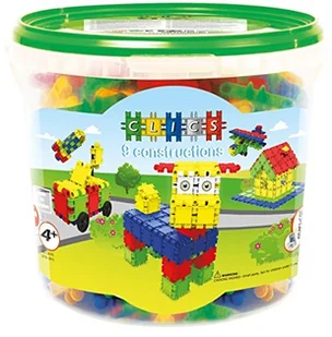 Clicstoys Clics 9 konstrukcji wiaderko - Zabawki konstrukcyjne - miniaturka - grafika 2