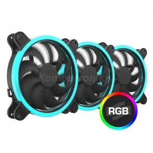 SilentiumPC Corona HP RGB 140 3-pck SPC224 - Chłodzenie procesora - miniaturka - grafika 2