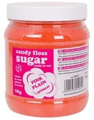 Akcesoria i części do robotów kuchennych - GSG24 Kolorowy cukier do waty cukrowej różowy naturalny smak waty cukrowej 1kg 1008757 - miniaturka - grafika 1