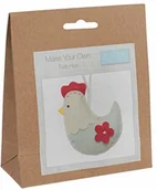 Akcesoria i części do maszyn do szycia - Trimits Trimits Zestaw filcowy: Kura 10 x 11 cm GCK015 - miniaturka - grafika 1