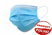 Przyłbice ochronne - Maska Maseczka Ochronna Jednorazowa Ce 50 Szt Pl - miniaturka - grafika 1