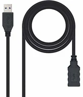 Kable USB - Nano Cable Nanocable 10.01.0903-BK kabel przedłużający, USB 3.0, typ A/M-A/H, męski-żeński, czarny, 3,0 mts 10.01.0903-BK - miniaturka - grafika 1