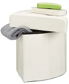 Pufy i podnóżki - Relaxdays taboret prostokątny, do przechowywania Składany taboret tapicerowany m., nowoczesny taboret do siedzenia 38 x 38 x 38 cm, różne HBT. Kolory 10022867_49 - miniaturka - grafika 1