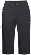 Bielizna sportowa męska - Jack Wolfskin Spodnie softshell ACTIVATE LIGHT 3/4 PANTS M phantom - 58 1505491-6350 - miniaturka - grafika 1