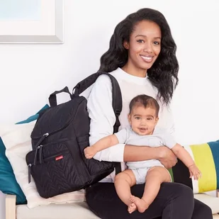 Skip Hop Plecak Forma Jet Black - Torby i organizery dla mam - miniaturka - grafika 7