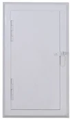 Kominy i akcesoria - Ekkom Drzwi rewizyjne  140 x 140 mm białe - miniaturka - grafika 1