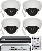 Zestawy do monitoringu - Dahua Zestaw 4 kamer IP do sklepu 4 Mpx PoE IR30 - miniaturka - grafika 1