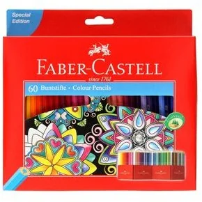 Faber-Castell GmbH&Co. Buntstift Castle 60er Kartonetui - Pozostałe książki - miniaturka - grafika 4