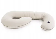 Poduszki do karmienia - Poofi Poduszka ciążowa Organic Latte - miniaturka - grafika 1