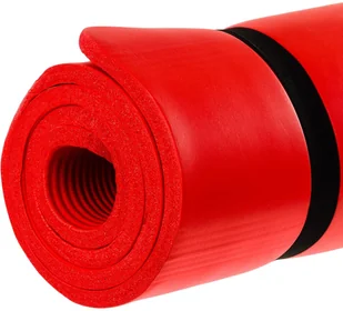 MOVIT CZERWONA MATA PIANKOWA 183x60x1,0cm DO ĆWICZEŃ GIMNASTYKI FITNESS JOGI 20040608 - Maty do jogi - miniaturka - grafika 4