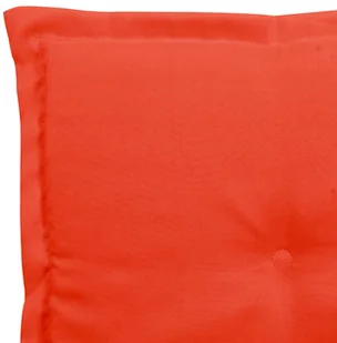 vidaXL Poduszka na ławkę ogrodową, czerwona, 200 x 50 x 3 cm - Poduszki ogrodowe - miniaturka - grafika 5