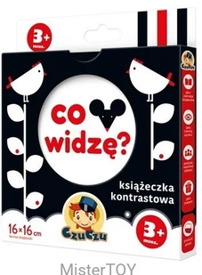 CZUCZU książeczka kontrastowa co widzę 6m + - Zabawki interaktywne dla dzieci - miniaturka - grafika 3