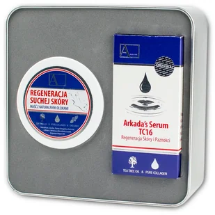 AARKADA Zestaw prezentowy w puszce AArkada serum kolagenowe+maść 13227-uniw - Pozostałe akcesoria kosmetyczne - miniaturka - grafika 2