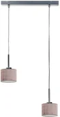 Lampy sufitowe - LYSNE Dwupunktowa lampa wisząca z regulacją wysokości MONTANA VELUR 11456V/1555 - miniaturka - grafika 1