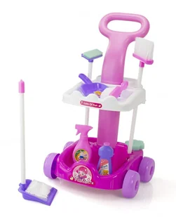 Wózek do sprzątania odkurzacz + akcesoria 5w1 KX7632 - Zabawki AGD - miniaturka - grafika 5