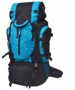 vidaXL vidaXL Plecak turystyczny XXL 75 L, czarno-niebieski - Plecaki - miniaturka - grafika 8