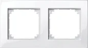 Wyłączniki światła i elektryczne - Merten 515219 m-Plan ramek, 2-krotnie, biel polarna połyskująca 4853838 - miniaturka - grafika 1