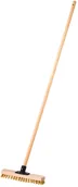 Miotły, szufle, mopy - LUX-TOOLS LUX Szczotka do szorowania na trzonku drewniana 30 cm - miniaturka - grafika 1