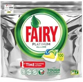 Środki do zmywarek - Fairy Kapsułki Platinum Lemon 100 szt. 1,45 kg - miniaturka - grafika 1