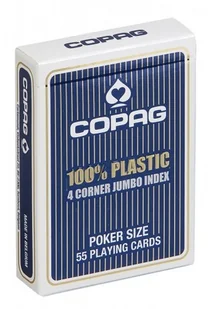 Copag Karty do pokera Copag Jumbo 4 rogi Blue - Zestawy do pokera - miniaturka - grafika 7
