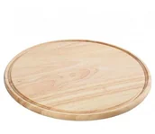 Deski do krojenia - Zassenhaus Deska do krojenia Deska do serwowania kauczukowiec śred 33 cm ZS-051070 - miniaturka - grafika 1