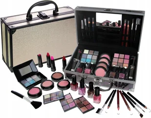 Kuferek Na Kosmetyki Makijaż Paleta Cieni Zestaw! - Palety i zestawy do makijażu - miniaturka - grafika 2