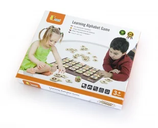 VIGA Gra Kolorowy alfabet V50535 - Gry planszowe - miniaturka - grafika 4