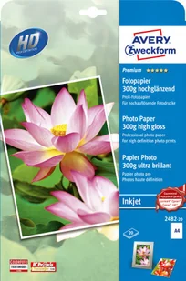Avery Zweckform Avery Premium Inkjet, A4, 300g papier fotograficzny 4004182410103 - Papier do drukarek - miniaturka - grafika 2