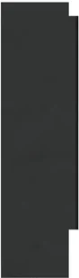 vidaXL vidaXL Szafka łazienkowa z lustrem 80x15x60 cm MDF czerń z połyskiem 8720286391570 - Szafki łazienkowe - miniaturka - grafika 8