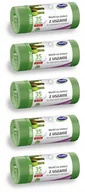 Worki na śmieci - Worki Na Śmieci Z Uszami 35L Zielone Szkło 5-szt - miniaturka - grafika 1