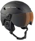 Kaski narciarskie - Black Crevice kask narciarski z wizjerem, dla dorosłych, czarny, S BCR143824-BW-S_schwarz/weiß_S - miniaturka - grafika 1