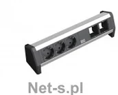 Listwy zasilające - Bachmann DESK 3x Gniazda 2xABD GST18 (902.001) - miniaturka - grafika 1