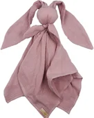 Zabezpieczenia dla dzieci - BABY IN WORLD BABY 01082 Pielucha muślinowa Hug Me Bunny brudny róż - miniaturka - grafika 1