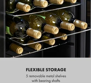 Klarstein HEA-Shiraz 24 slim - Chłodziarki do wina - miniaturka - grafika 10