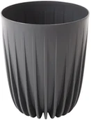 Donice - LAMELA Doniczka plastikowa Mira śr.30 cm antracytowa - miniaturka - grafika 1