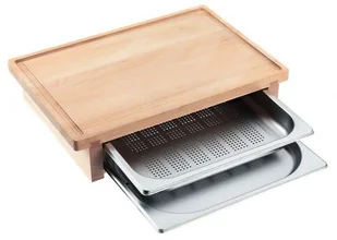 Miele DGSB deska do krojenia z pojemnikach gotowania/łatwe w obróbce, np. geschnittetem warzyw/łącznie z pojemnik gastronomiczny 4002514759821 - Deski do krojenia - miniaturka - grafika 2