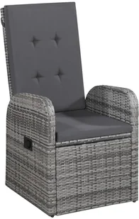 vidaXL 7-częściowy zestaw mebli ogrodowych szary 3067906 - Meble ogrodowe - miniaturka - grafika 8