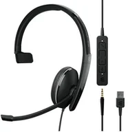 Słuchawki - Sennheiser EPOS ADAPT 135 II USB Czarne - miniaturka - grafika 1