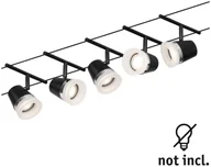 Lampy pozostałe - Paulmann Cone system linkowy 5-pkt. czarny matowy - miniaturka - grafika 1