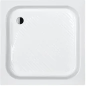 Brodziki prysznicowe - Sanplast Classic 615-010-0020-01-000 75x75x5  biały - miniaturka - grafika 1