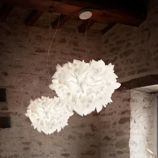 Slamp Veli Foliage lampa wisząca biała 55cm - Lampy sufitowe - miniaturka - grafika 4